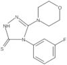 4-(3-Fluorophenyl)-2,4-dihydro-5-(4-morpholinyl)-3H-1,2,4-triazole-3-thione