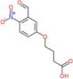 4-(3-formyl-4-nitrophenoxy)butanoic acid