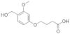 4-(4-hydroxymethyl-3-methoxyphenoxy) butyric acid