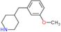 4-(3-methoxybenzyl)piperidine