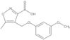 4-[(3-Methoxyphenoxy)methyl]-5-methyl-3-isoxazolecarboxylic acid