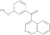4-Isoquinolinyl(3-methoxyphenyl)methanone