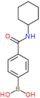 [4-(cyclohexylcarbamoyl)phenyl]boronic acid