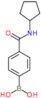 [4-(cyclopentylcarbamoyl)phenyl]boronic acid