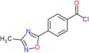 4-(3-methyl-1,2,4-oxadiazol-5-yl)benzoyl chloride