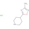 Piperidine, 4-(3-methyl-1,2,4-oxadiazol-5-yl)-, monohydrochloride