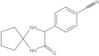 4-(2-Oxo-1,4-diazaspiro[4.4]non-3-yl)benzonitrile