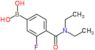 [4-(diethylcarbamoyl)-3-fluoro-phenyl]boronic acid