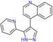 4-[5-(pyridin-2-yl)-1H-pyrazol-4-yl]quinoline