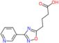 4-(3-pyridin-3-yl-1,2,4-oxadiazol-5-yl)butanoic acid