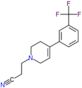 3-{4-[3-(trifluoromethyl)phenyl]-3,6-dihydropyridin-1(2H)-yl}propanenitrile