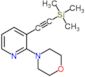 4-[3-[2-(Trimethylsilyl)ethynyl]-2-pyridinyl]morpholine