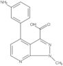 4-(3-Aminophenyl)-1-methyl-1H-pyrazolo[3,4-b]pyridine-3-carboxylic acid