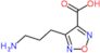 4-(3-aminopropyl)-1,2,5-oxadiazole-3-carboxylic acid