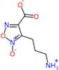 4-(3-ammoniopropyl)-1,2,5-oxadiazole-3-carboxylate 5-oxide