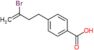 4-(3-bromobut-3-enyl)benzoic acid