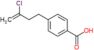 4-(3-chlorobut-3-enyl)benzoic acid