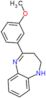 4-(3-methoxyphenyl)-2,3-dihydro-1H-1,5-benzodiazepine