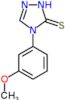 4-(3-methoxyphenyl)-2,4-dihydro-3H-1,2,4-triazole-3-thione