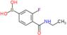 [4-(ethylcarbamoyl)-3-fluoro-phenyl]boronic acid
