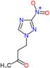 4-(3-nitro-1H-1,2,4-triazol-1-yl)butan-2-one