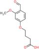 4-(4-formyl-3-methoxyphenoxy)butanoic acid