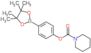 [4-(4,4,5,5-tetramethyl-1,3,2-dioxaborolan-2-yl)phenyl] piperidine-1-carboxylate