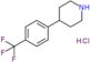 4-[4-(trifluoromethyl)phenyl]piperidine hydrochloride