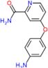 4-(4-Aminophenoxy)-2-pyridinecarboxamide