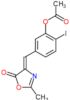 [2-iodo-5-[(Z)-(2-methyl-5-oxo-oxazol-4-ylidene)methyl]phenyl] acetate