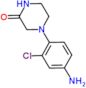 4-(4-amino-2-chlorophenyl)piperazin-2-one
