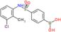 B-[4-[[(3-Chloro-2-methylphenyl)amino]sulfonyl]phenyl]boronic acid