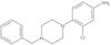 3-Chloro-4-[4-(phenylmethyl)-1-piperazinyl]benzenamine