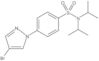 4-(4-Bromo-1H-pirazol-1-il)-N,N-bis(1-metiletil)benzensulfonamide