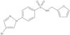4-(4-Bromo-1H-pyrazol-1-yl)-N-(2-furanylmethyl)benzenesulfonamide