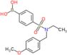 [4-[ethyl-[(4-methoxyphenyl)methyl]sulfamoyl]phenyl]boronic acid