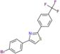 4-(4-bromophenyl)-2-[4-(trifluoromethyl)phenyl]-1,3-thiazole