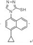 4-(4-Cyclopropyl-1-naphtalényl)-2,4-dihydro-3H-1,2,4-triazole-3-thione