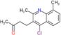 4-(4-chloro-2,8-dimethylquinolin-3-yl)butan-2-one