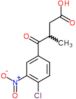 4-Chloro-β-methyl-3-nitro-γ-oxobenzenebutanoic acid