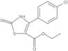 Ethyl 4-(4-chlorophenyl)-2,3-dihydro-2-oxo-5-thiazolecarboxylate