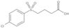 4-[(4-Chlorophenyl)sulfonyl]butanoic acid