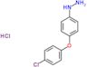 [4-(4-chlorophenoxy)phenyl]hydrazine hydrochloride