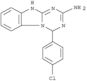 1,3,5-Triazino[1,2-a]benzimidazol-2-amine,4-(4-chlorophenyl)-3,4-dihydro-