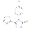 3H-1,2,4-Triazole-3-thione, 4-(4-chlorophenyl)-5-(2-furanyl)-2,4-dihydro-