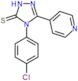 4-(4-chlorophenyl)-5-(pyridin-4-yl)-2,4-dihydro-3H-1,2,4-triazole-3-thione