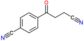 4-(3-cyanopropanoyl)benzonitrile