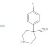 4-Piperidinecarbonitrile, 4-(4-fluorophenyl)-, monohydrochloride