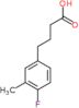 4-Fluoro-3-methylbenzenebutanoic acid