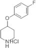 Piperidine, 4-(4-fluorophenoxy)-, hydrochloride (1:1)